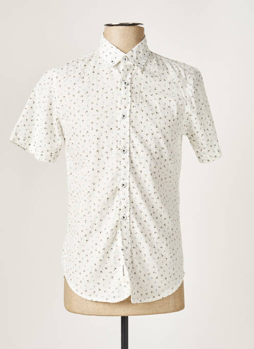 Cămașă cu mâneci scurte alb GARCIA bărbat