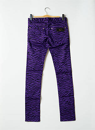 Pantalon slim elasticitate mărime normală violet APRIL 77 femeie