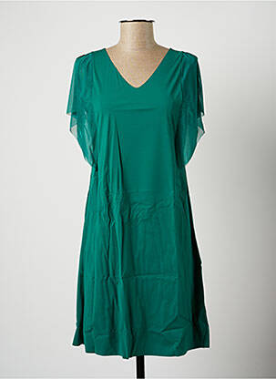 Rochie midi mâneci scurte mâneci scurte verde WOLFORD femeie