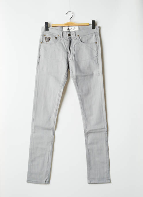 Blugi cu croială slim gri APRIL 77 femeie