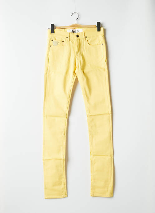 Blugi cu croială slim galben APRIL 77 femeie