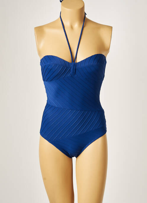 Costum de baie dintr-o singură piesă albastru LOU femeie