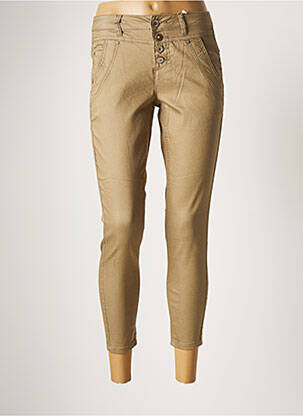 Pantalon trei sferturi verde CREAM femeie