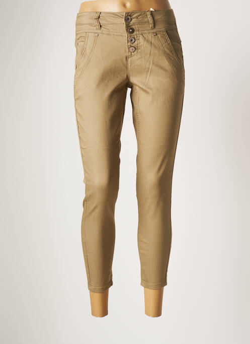 Pantalon trei sferturi verde CREAM femeie