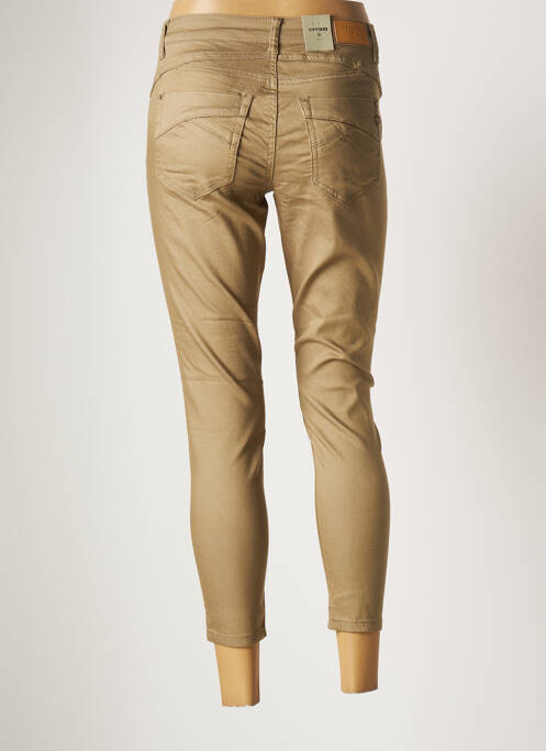 Pantalon trei sferturi verde CREAM femeie