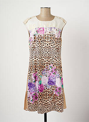 Rochie midi bej LESLIE femeie