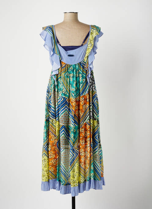 Rochie midi albastru POUPEE CHIC femeie