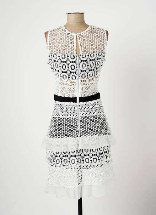 Rochie midi alb LESLIE femeie