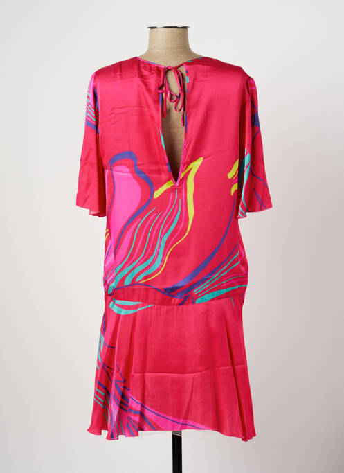 Rochie midi roz TWISTER femeie