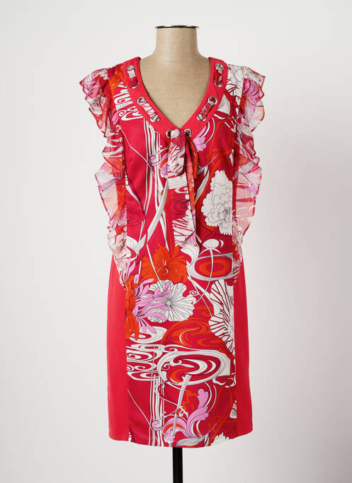 Rochie midi roz LESLIE femeie