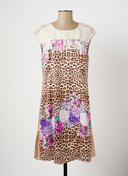 Rochie midi bej LESLIE femeie