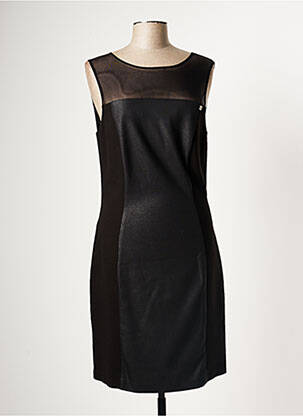 Rochie midi fără mâneci fără mâneci negru DIAMBRE femeie