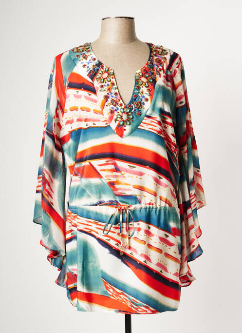 Tunică mâneci lungi portocaliu ORNA FARHO femeie