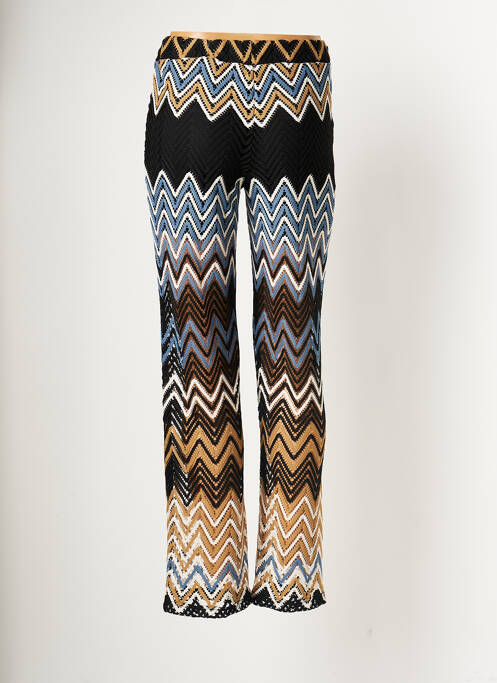 Pantalon drept elasticitate mărime normală albastru K-DESIGN femme