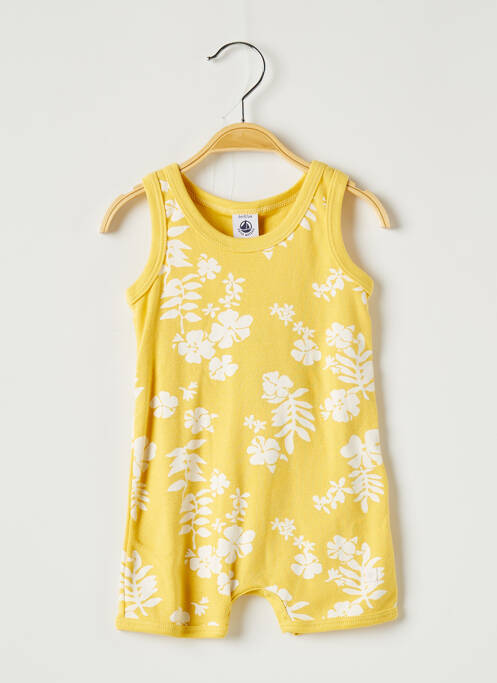 Salopetă scurtă galben PETIT BATEAU fată