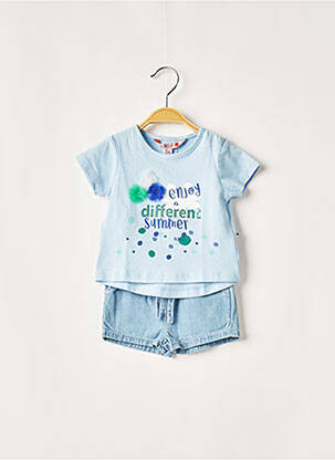 Set șort albastru BOBOLI fată