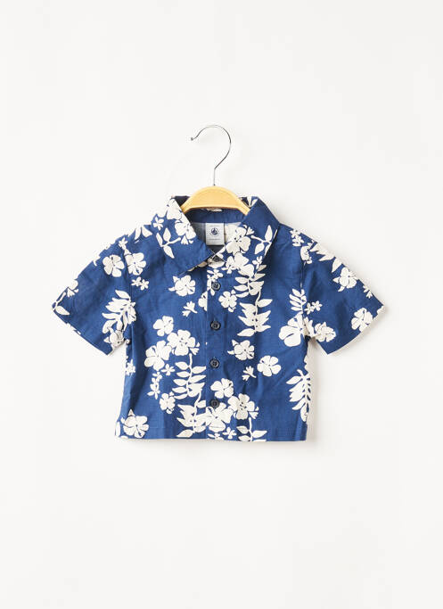 Cămașă cu mâneci scurte albastru PETIT BATEAU băiat