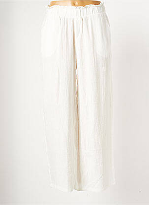 Pantalon drept alb VERO MODA femeie