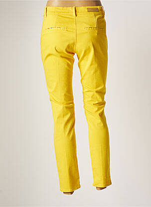 Pantalon 7/8 elasticitate mărime normală galben HOPPY femeie