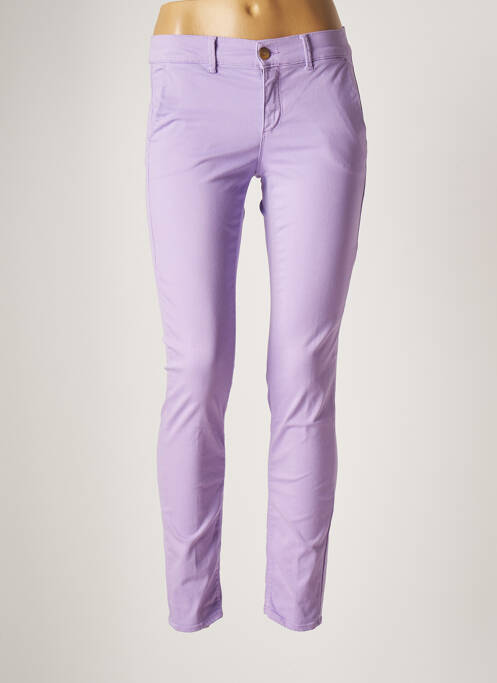 Pantalon 7/8 elasticitate mărime normală violet HOPPY femme