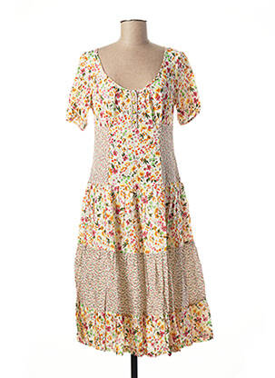 Rochie midi galben PAUL BRIAL femeie