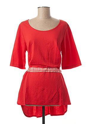 Tunică mâneci lungi roșu G!OZE femeie