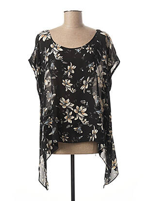 Tunică mâneci scurte negru PAUL BRIAL femeie