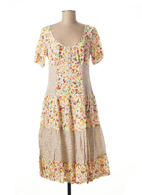 Rochie midi galben PAUL BRIAL femeie