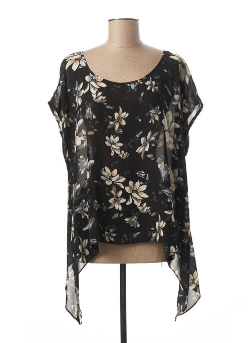 Tunică mâneci scurte negru PAUL BRIAL femeie