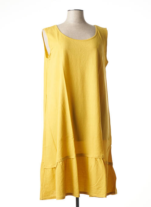 Rochie midi galben G!OZE femeie