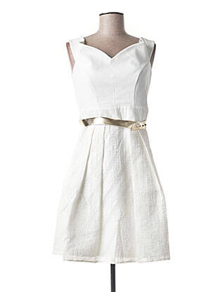 Rochie scurtă bej PAUL BRIAL femeie