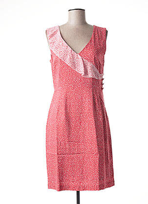 Rochie midi fără mâneci fără mâneci roșu PAUL BRIAL femeie