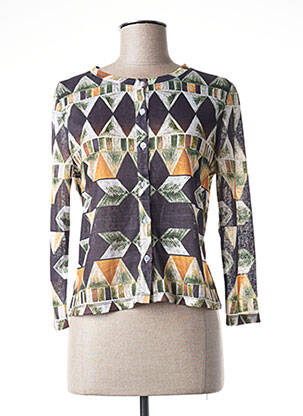 Vestă cu mâneci lungi maro PAUL BRIAL femeie