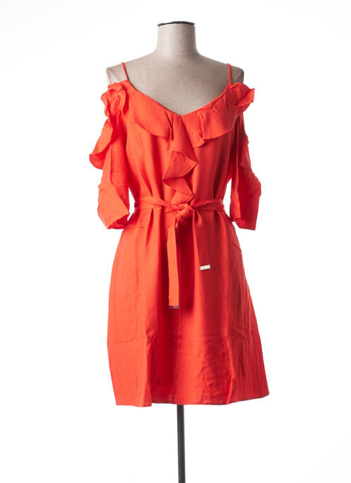 Rochie midi roșu PAUL BRIAL femeie