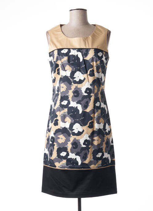 Rochie midi bej PAUL BRIAL femeie