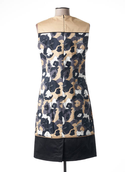 Rochie midi bej PAUL BRIAL femeie