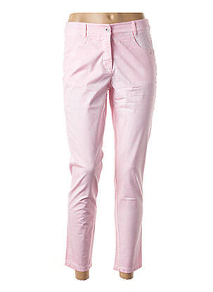Pantalon 7/8 elasticitate mărime normală roz MALOKA femeie