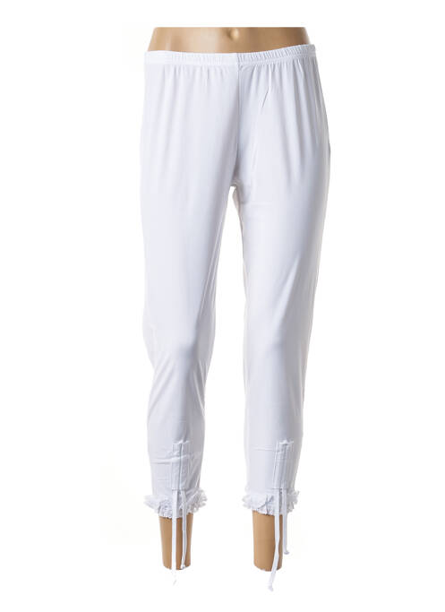 Pantalon trei sferturi alb G!OZE femeie