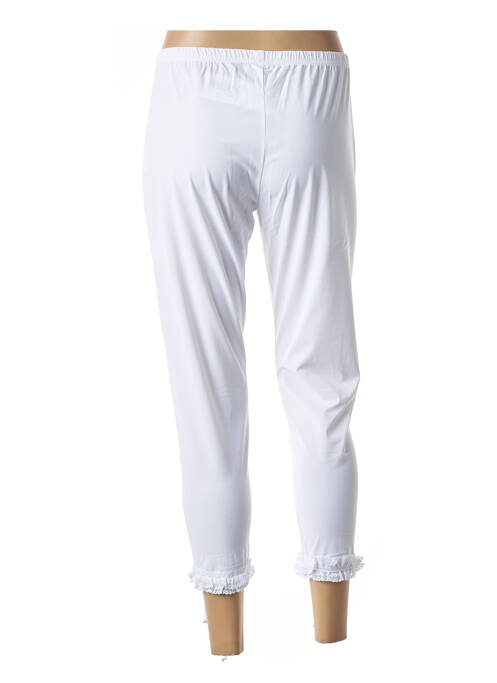 Pantalon trei sferturi alb G!OZE femeie