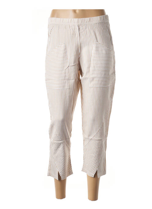 Pantalon trei sferturi bej G!OZE femeie