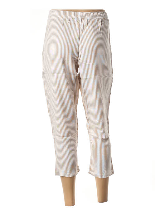 Pantalon trei sferturi bej G!OZE femeie