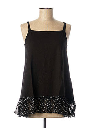 Maiou elasticitate fără mâneci negru G!OZE femme