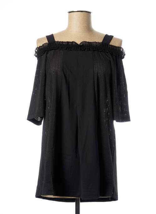 Tunică mâneci lungi negru G!OZE femeie