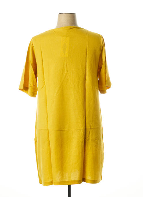 Tunică mâneci scurte galben G!OZE femeie