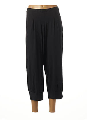 Pantalon trei sferturi croială dreaptă negru G!OZE femeie