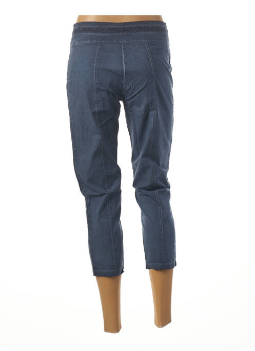 Pantalon trei sferturi albastru MALOKA femeie