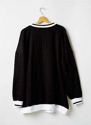 Hanorac croială supradimensionată mâneci lungi negru PRETTY LITTLE THING femeie