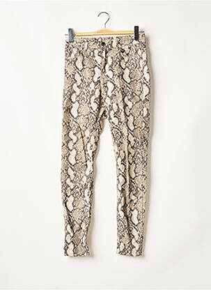 Pantalon 7/8 elasticitate mărime normală bej H&M femeie