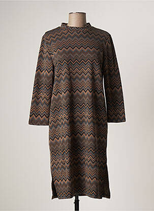 Rochie midi maro MINIMUM femeie