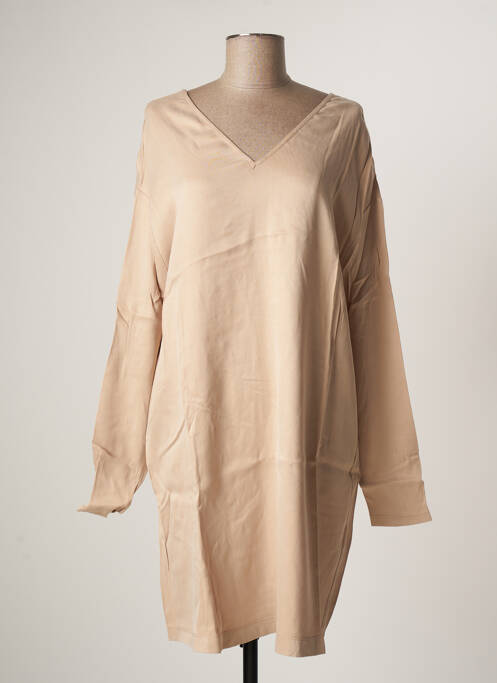 Rochie midi bej AMERICAN VINTAGE femeie